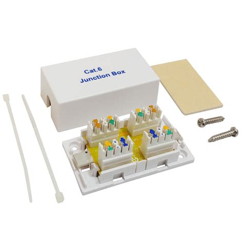 cat6 shielded junction box|cat 6 110 punch down block.